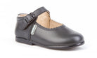 Angelitos Girls Navy Leather Mary Jane Shoes