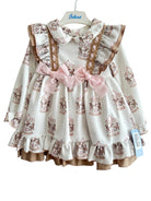 Babine AW25 - Girls Carousel Dress & Hairbow