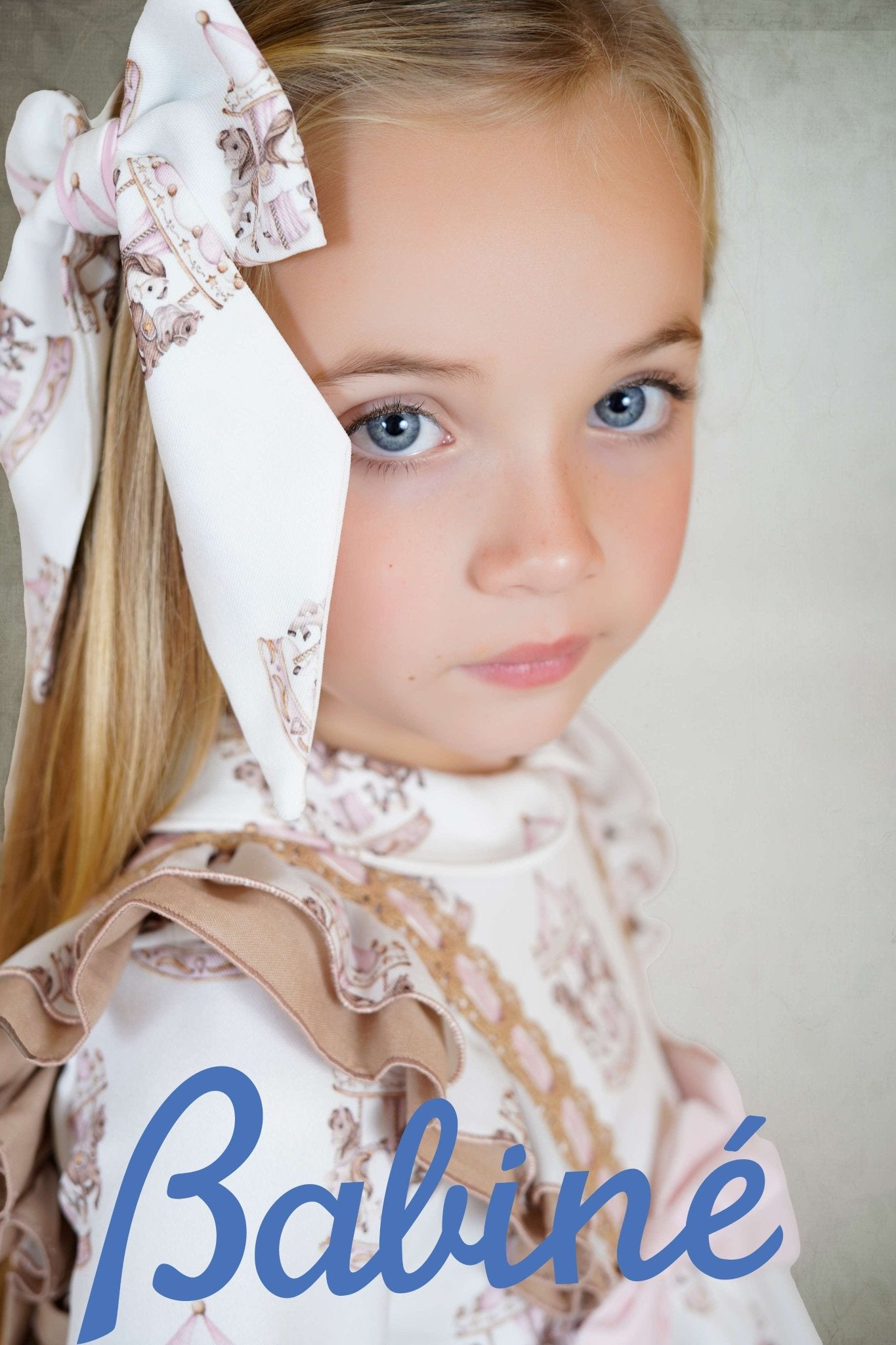 Babine AW25 PRE - ORDER - Girls Carousel Dress & Hairbow