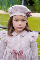 Babine AW25 PRE - ORDER - Girls Pink Tweed Dress