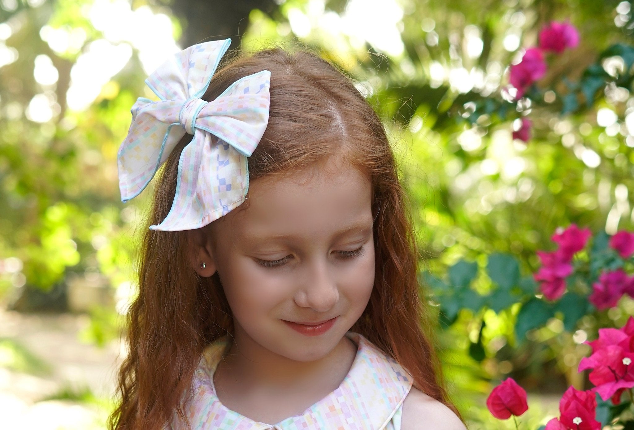 Babine SS26 - Girls Pastel Abstract Hairbow