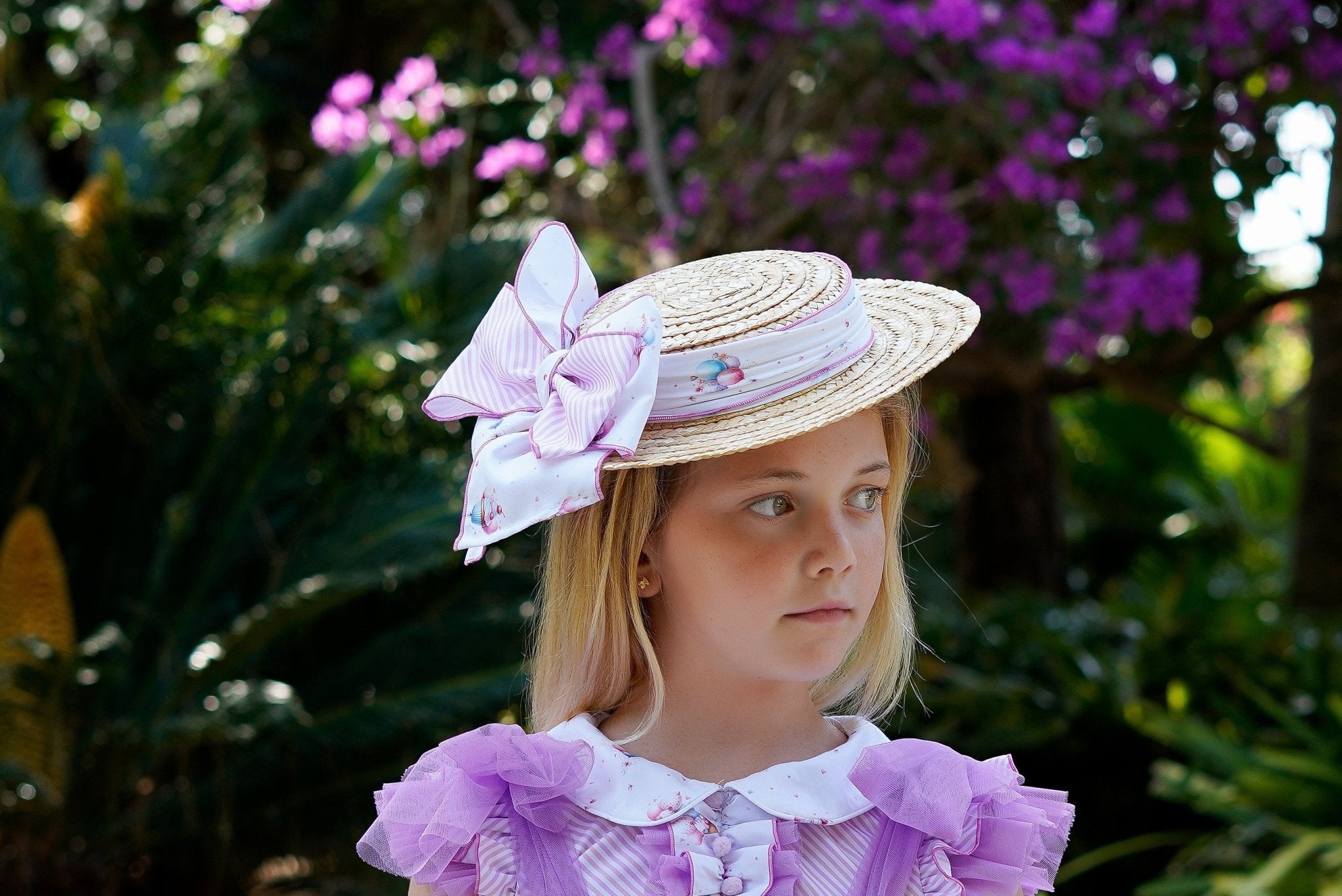 Babine SS26 PRE - ORDER - Girls Lilac Balloon Collection Sombrero Hat