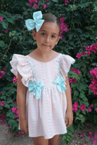 Babine SS26 PRE - ORDER - Girls Pastel Abstract Multicolour Summer Dress