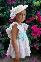 Babine SS26 PRE - ORDER - Girls Pastel Abstract Multicolour Summer Dress