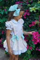 Babine SS26 PRE - ORDER - Girls Pastel Abstract Skirt & Blouse Set