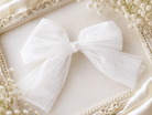 Basmarti Girls Siroko White Tulle Headpiece - SS26