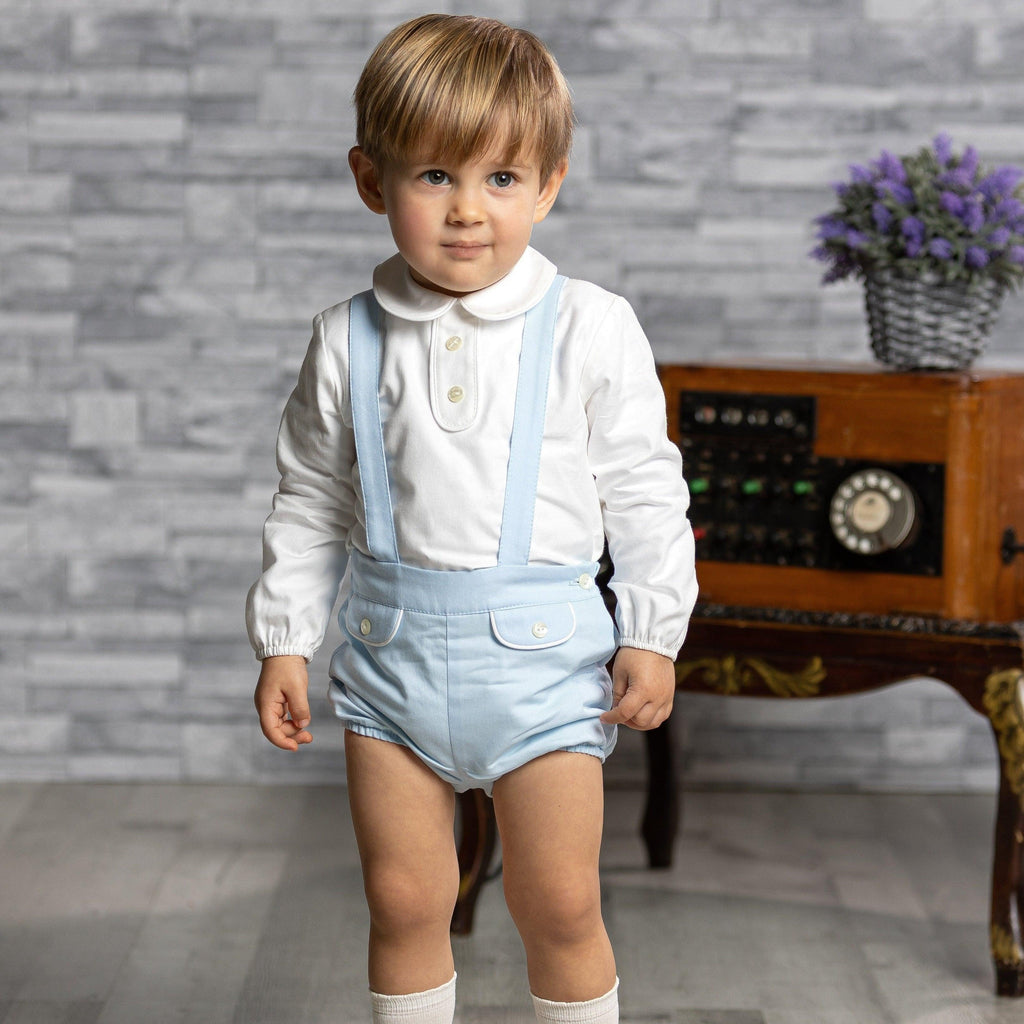 Abuela Tata AW23 Baby Blue Boys Outfit