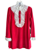 Clearance Sale - Girl's Red & Cream Dress
