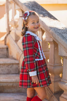 Clearance Sale Meraki Bambini - Baby Girls Red Tartan Dress