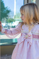 Clearance Sale Naxos - Girl's Pink Damask Dress