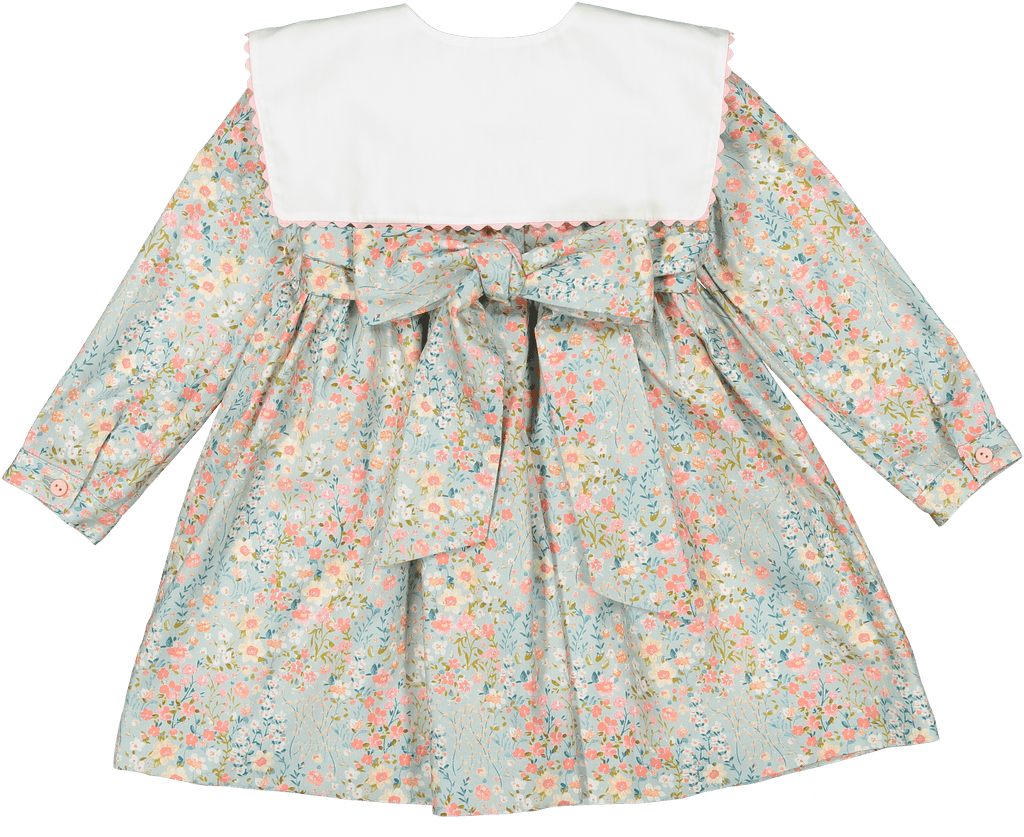 Sal & Pimenta - Girls Floral Lake Dress - Mariposa Children's Boutique