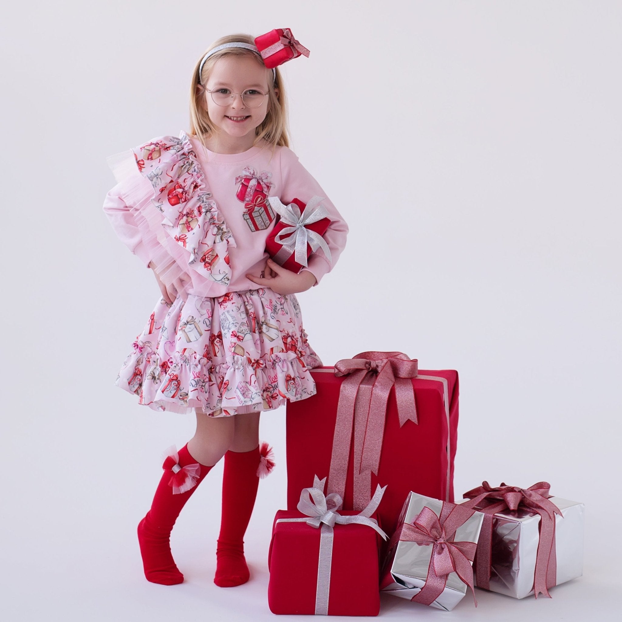 DAGA AW25 PRE - ORDER - Girls Magical Surprises Skirt & Sweater Set