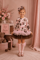 DAGA Girls Chocolate Teddy Hairbow | AW26 PRE-ORDER