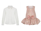 DAGA Girls Sparkle Blush Pinafore Dress & Blouse Set | AW26 PRE-ORDER