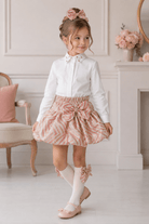 DAGA Girls Sparkle Blush Skirt and Blouse Set | AW26 PRE-ORDER