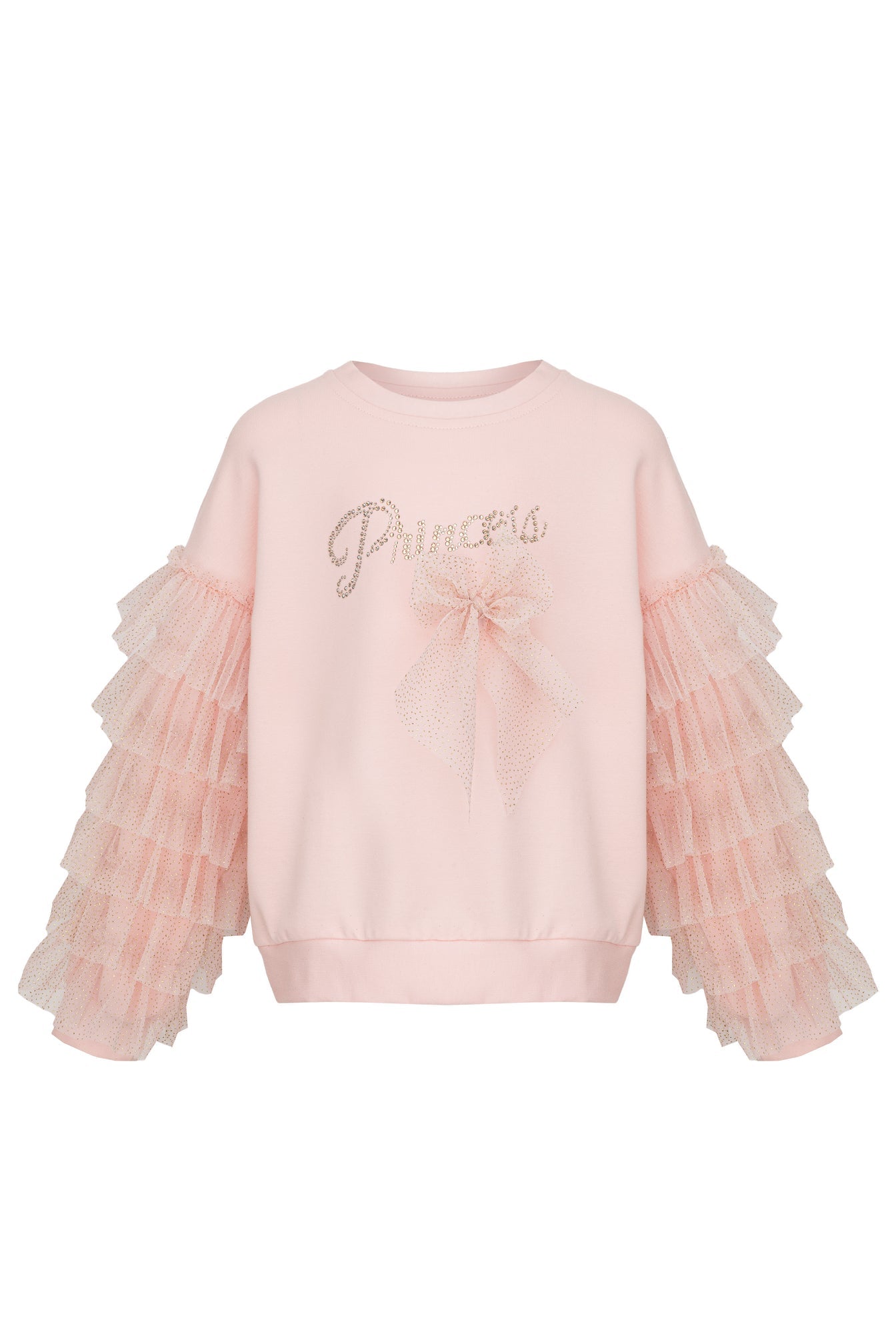 DAGA Girls Sparkle Blush Tulle Skirt and Sweater Set | AW26 PRE-ORDER