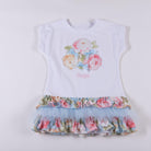 DAGA SS24 - Girls Find Roses In The Garden Dress - Mariposa Children's Boutique