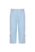 DAGA SS26 PRE - ORDER - Girls Ceremony Blue & Pink Floral & Tulle Leggings Set