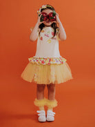 DAGA SS26 Tutti Frutti PRE - ORDER - Girls Lemon & Multicolour Dress