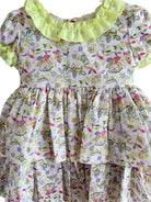 DBB Collection Girls Lime & Multicolour Dress | SS26