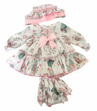 Ela Confeccion - Baby Girl's Rabbit Dress Set.  Made in Spain. 
