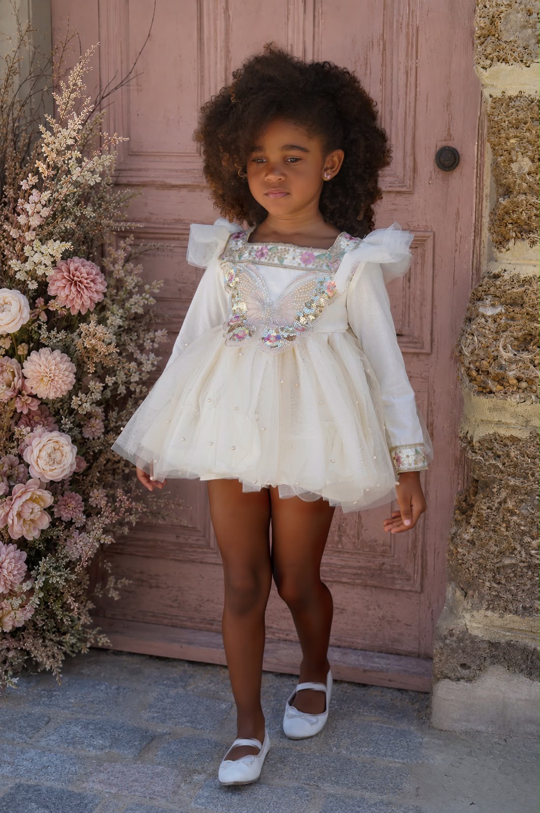 ELA Confeccion Girls Butterfly Dress Set | AW26 PRE-ORDER