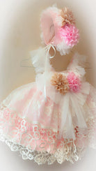 Ela Confeccion SS26 PRE - ORDER - Girls Baby Pink Tulle & Lace Dress