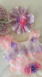 Ela Confeccion SS26 PRE - ORDER - Girls Cream, Pink & Lilac Tulle Dress