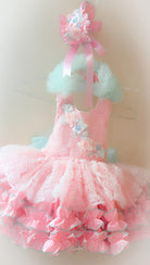 Ela Confeccion SS26 PRE - ORDER - Girls Pink & Mint Tulle Dress