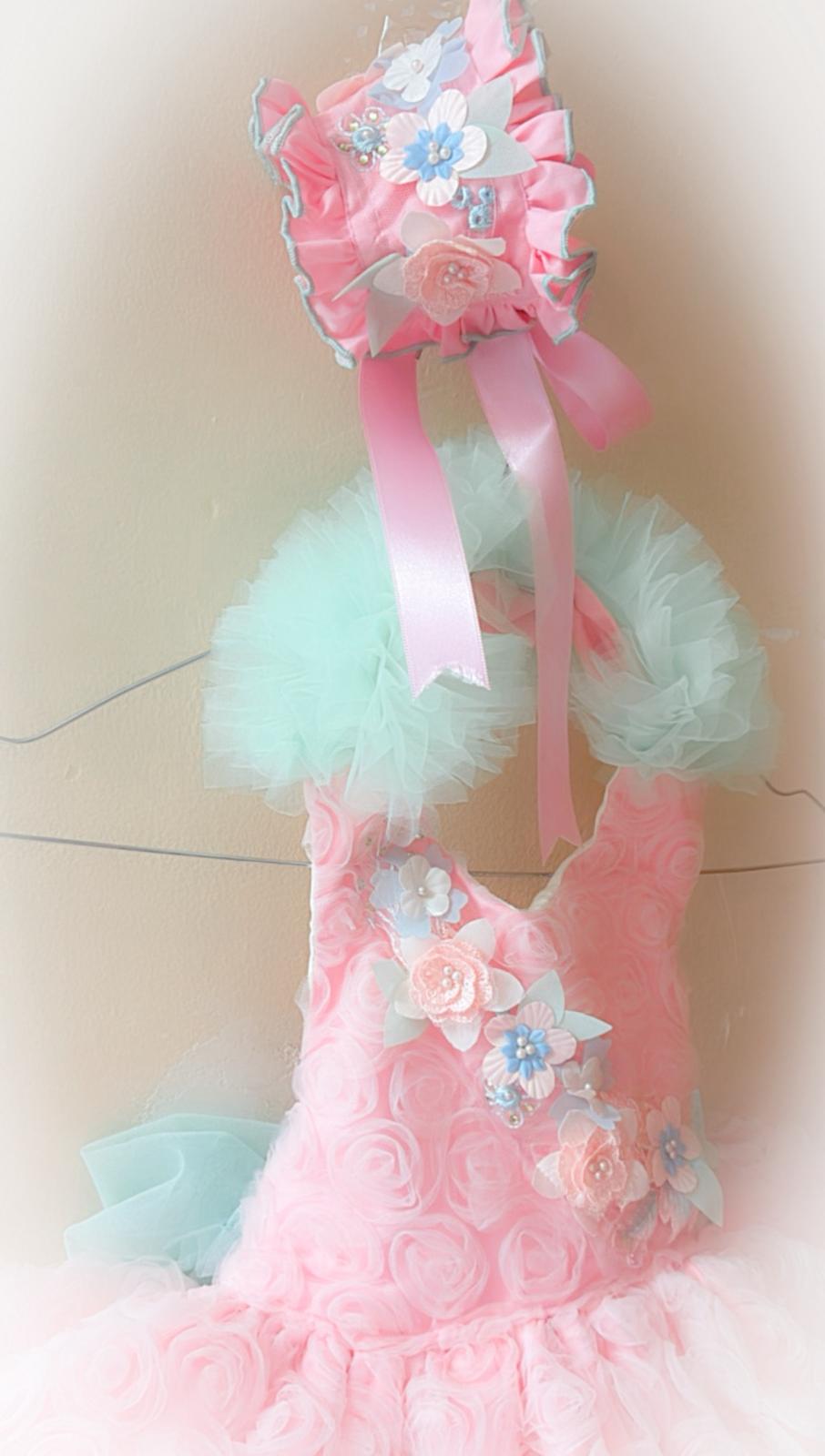 Ela Confeccion SS26 PRE - ORDER - Girls Pink & Mint Tulle Dress