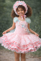 Ela Confeccion SS26 PRE - ORDER - Girls Pink & Mint Tulle Dress