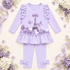 Giorgio Bambini Girls Lilac Paris Leggings Set | AW26