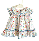 Lililu by El Copo SS24 - Baby Girls Multi Colour Summer Dress with Knickers - Mariposa Children's Boutique