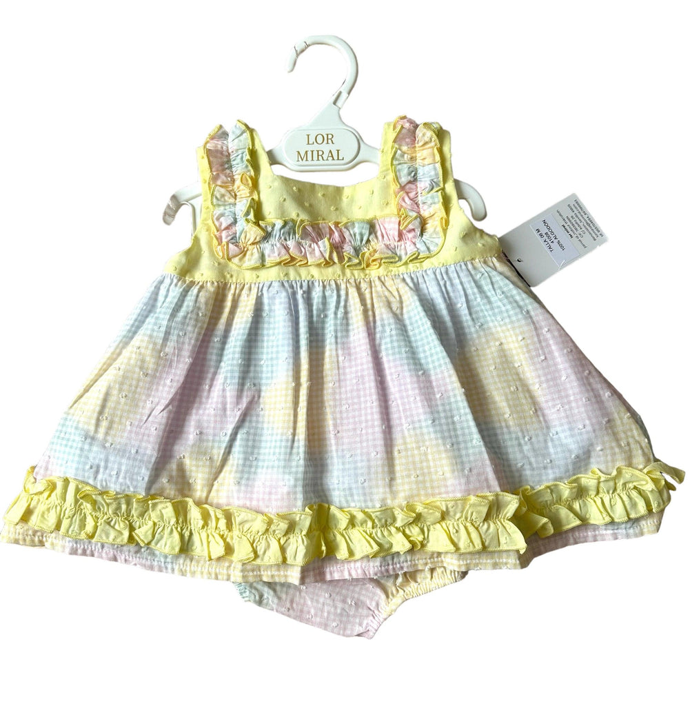 Lor Miral SS24 - Baby Girls Pastel Dream Summer Dress & Knickers - Mariposa Children's Boutique