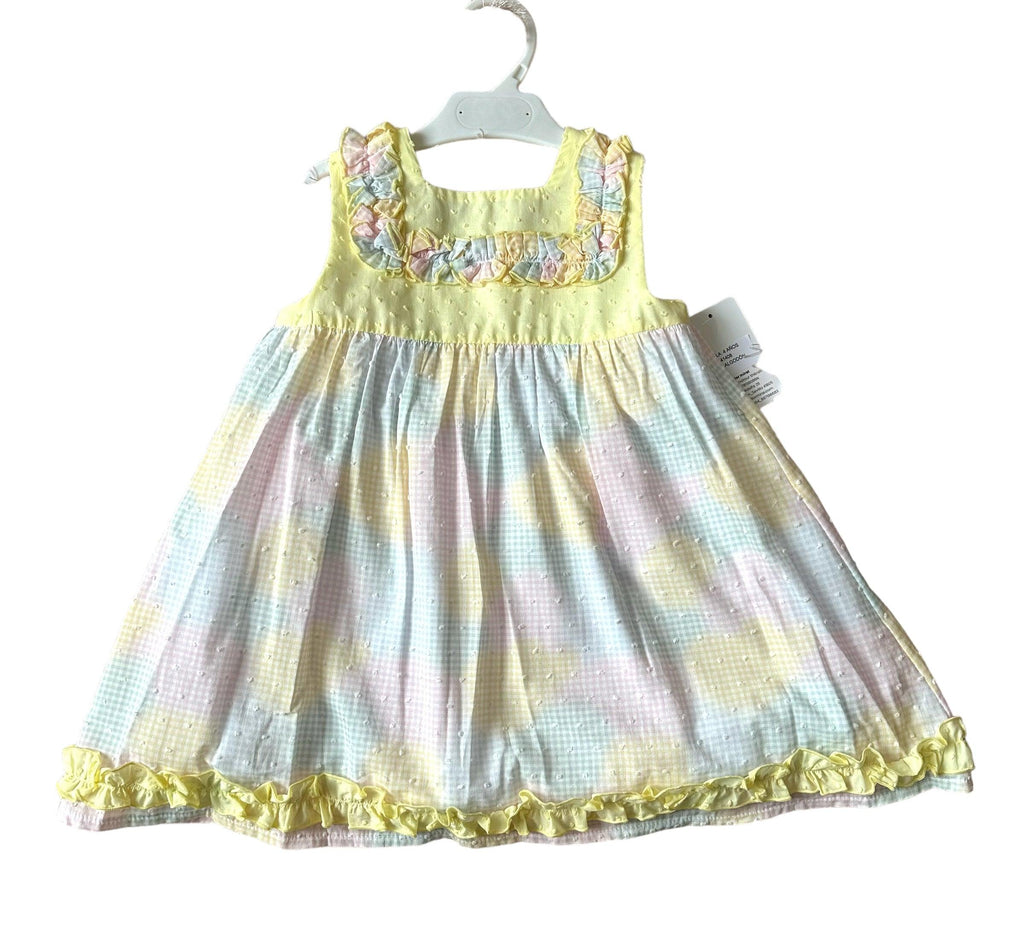 Lor Miral SS24 - Girls Pastel Dream Multi Colour Summer Dress - Mariposa Children's Boutique
