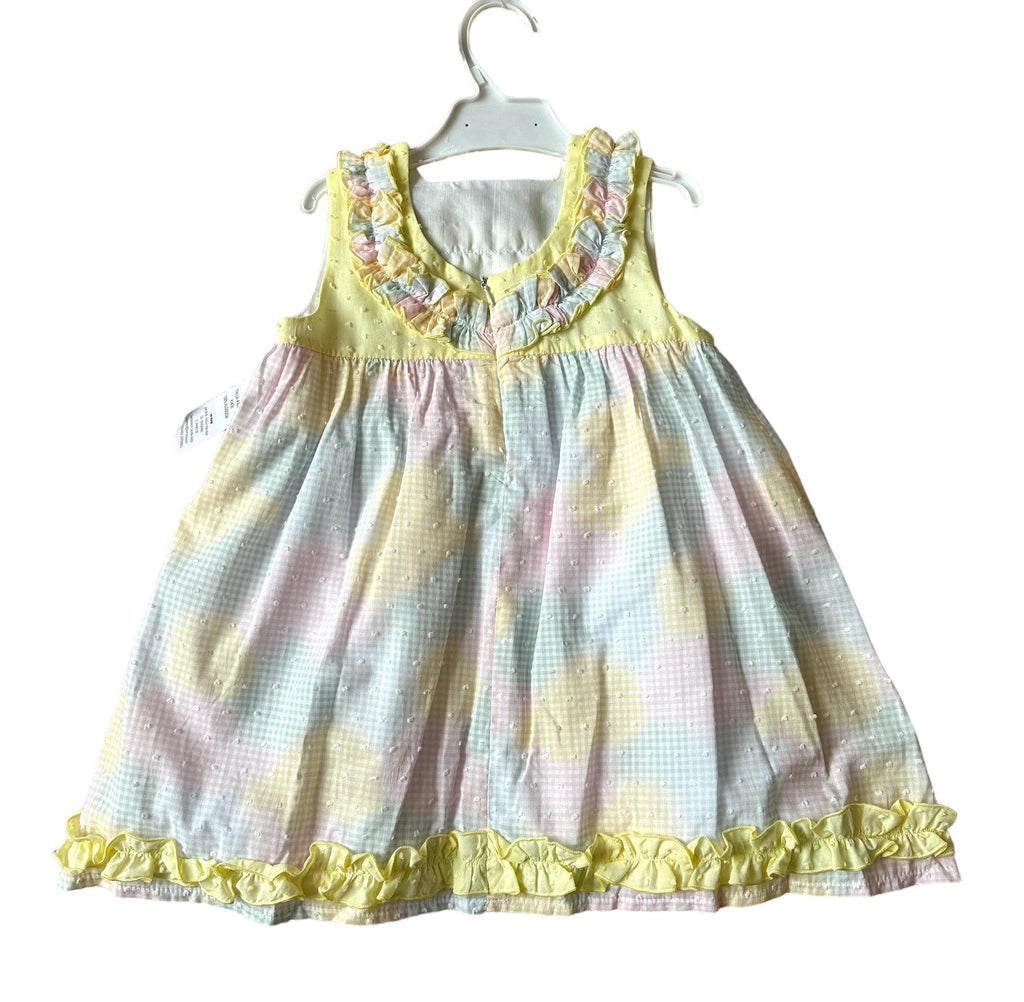 Lor Miral SS24 - Girls Pastel Dream Multi Colour Summer Dress - Mariposa Children's Boutique