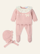 Mac Ilusion AW25 PRE - ORDER - Baby Girl's Vintage Pink 3pc Knitted Outfit