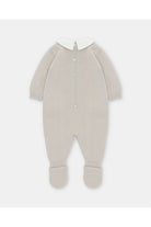 Martin Aranda AW25 - Baby Beige & Cream Knitted Romper Suit