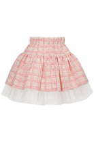 Mini Lady by DAGA Girls Pink Skirt & Lace Blouse Set | AW26