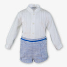 Miranda Baby Boys Blue Shorts & Shirt Set | AW26 PRE-ORDER