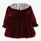 Miranda Baby Girls Burgundy Dress | AW26 PRE-ORDER