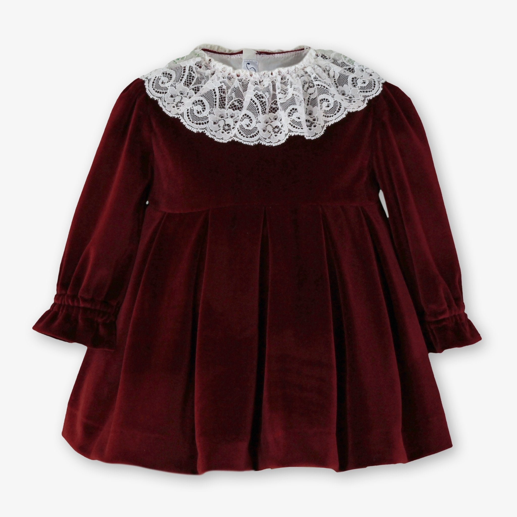 Miranda Baby Girls Burgundy Dress | AW26 PRE-ORDER