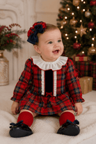 Miranda Baby Girls Tartan Print Dress & Knickers | AW26 PRE-ORDER
