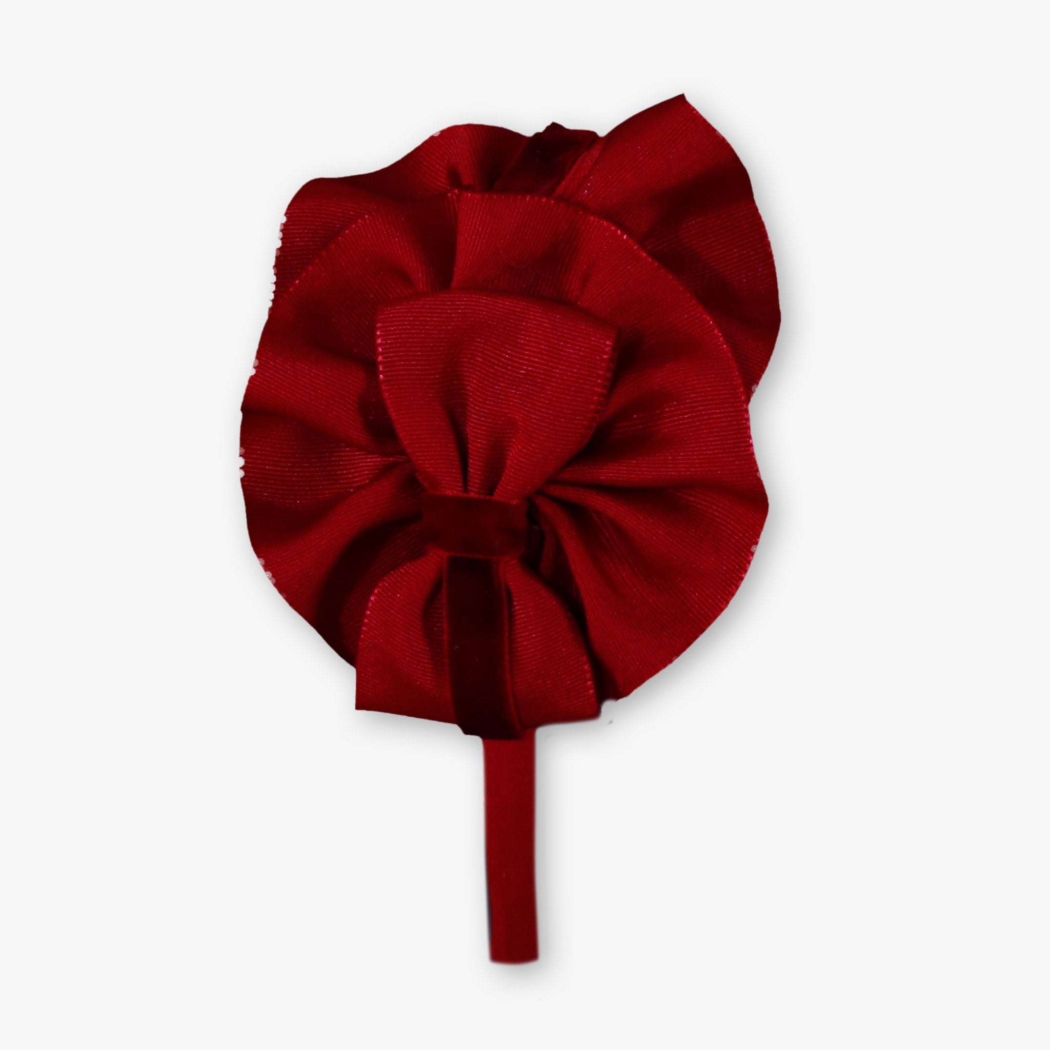 Miranda Girls Burgundy Headpiece | AW26 PRE-ORDER