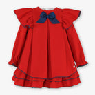 Miranda Girls Red & Navy Headpiece | AW26 PRE-ORDER