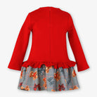 Miranda Girls Red Teddy Print Dress | AW26 PRE-ORDER