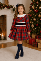 Miranda Girls Tartan Print Dress | AW26 PRE-ORDER