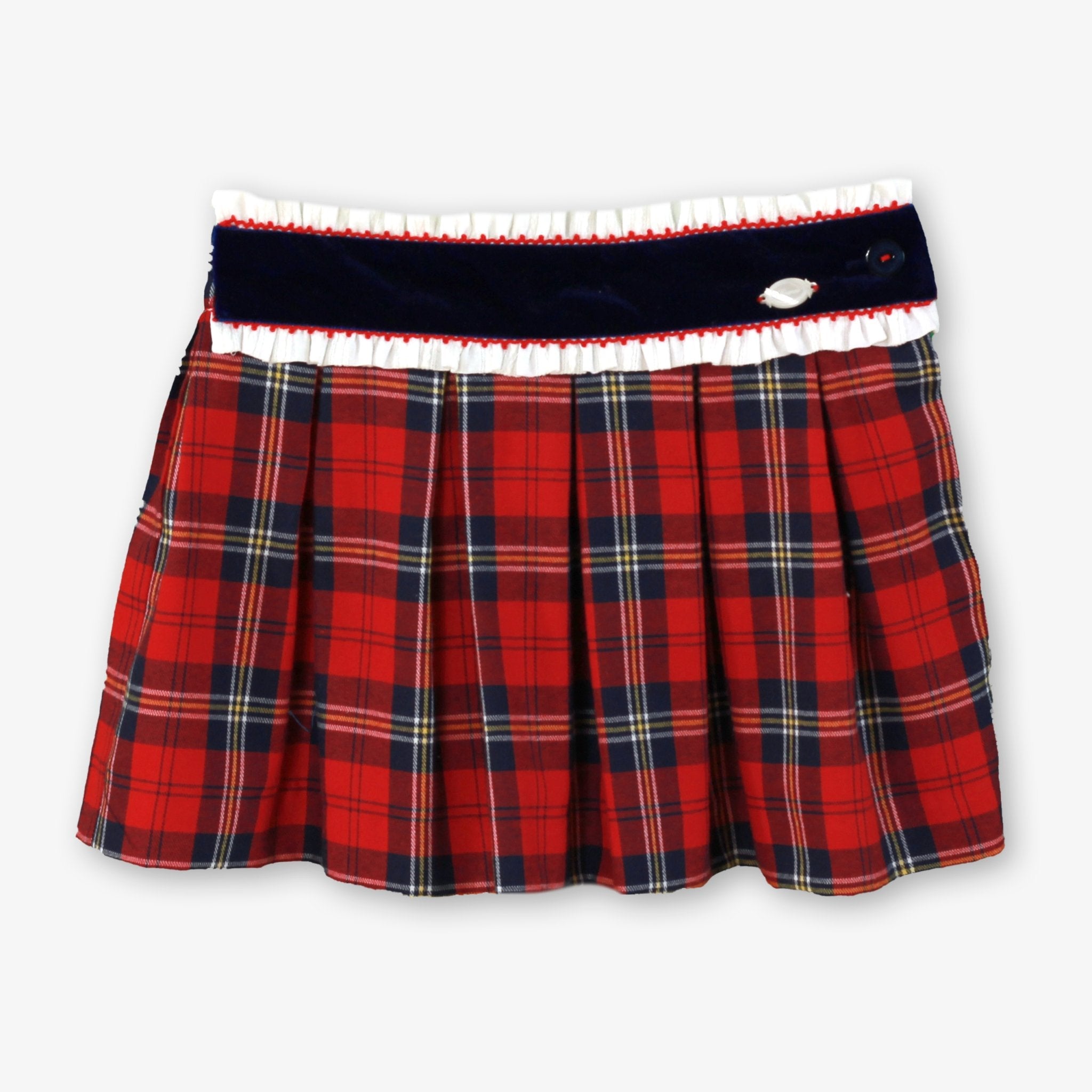 Miranda Girls Tartan Print Skirt & Blouse Set | AW26 PRE-ORDER