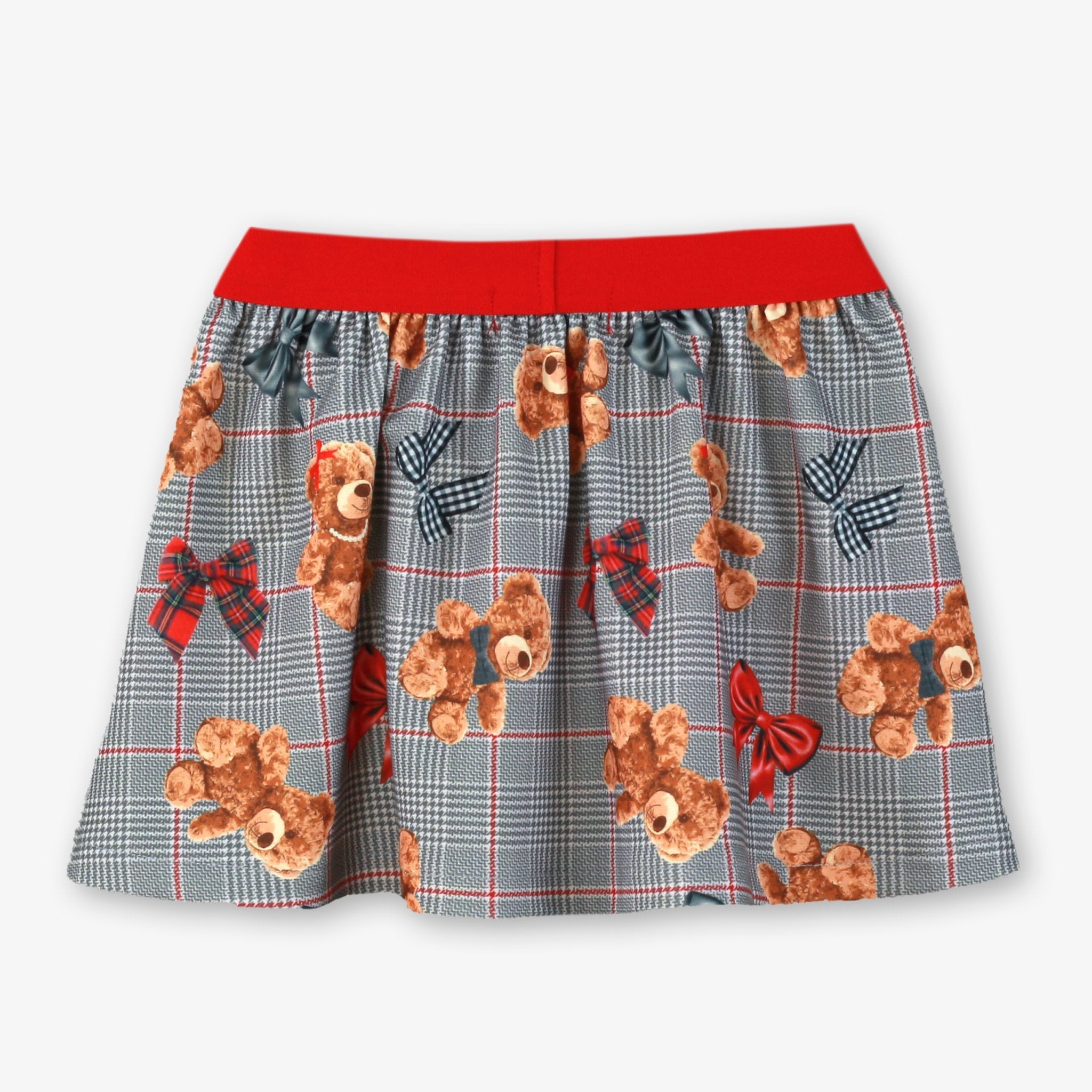 Miranda Girls Teddy Print Blouse & Skirt Set | AW26 PRE-ORDER