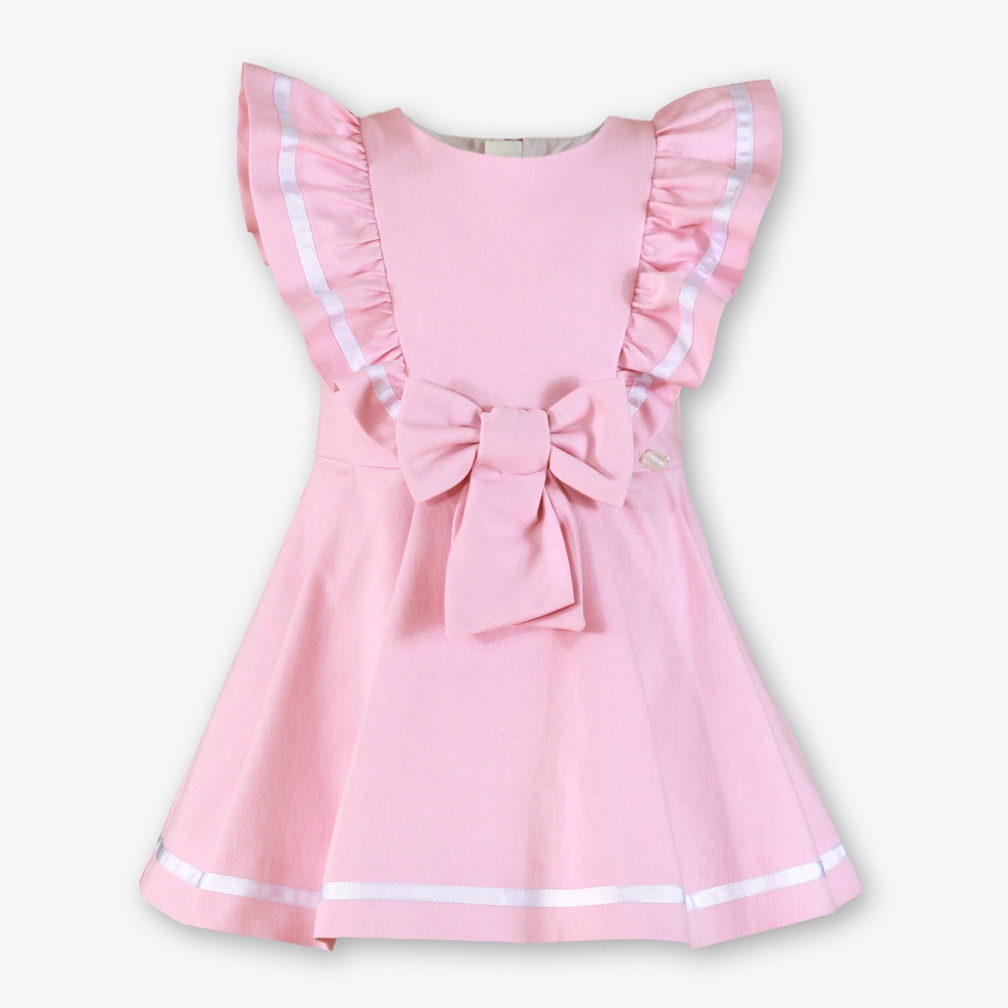Miranda SS26 - Girls Pink Bow Dress 253V